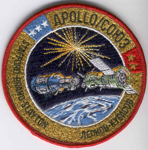  # aup116            Apollo-Soyuz Test Project patch signed by A.Leonov 1