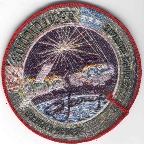  # aup116            Apollo-Soyuz Test Project patch signed by A.Leonov 2
