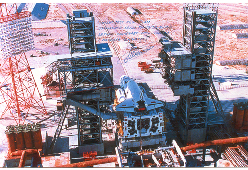  # vsi100            Five Energia-Buran signed/notared photos 1