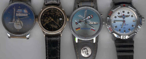  # un253            Commemorative wrist watches from Baikonur 2