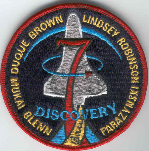  # fp083            STS-95 patch flown on ISS 1