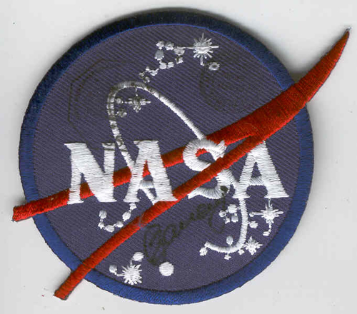  # fp090            NASA patch flown with cosmonaut Zaletin on IS 1