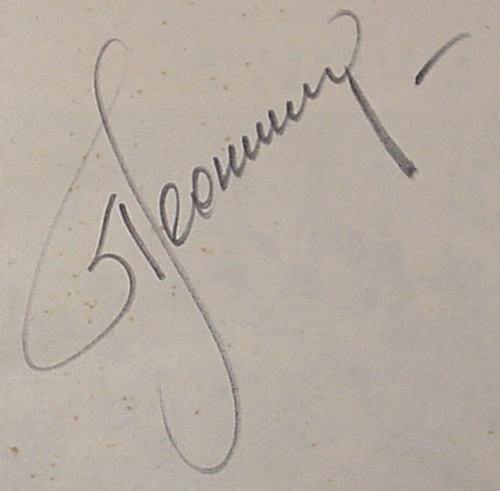  # cb202            1965 book autographed by Alexei Leonov 2