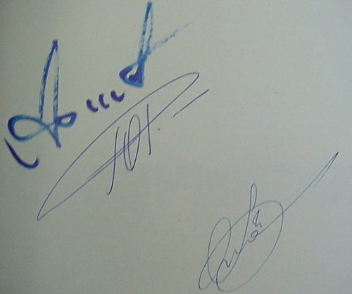  # cb210            3 cosmonauts autographed Space Cooperation book 2