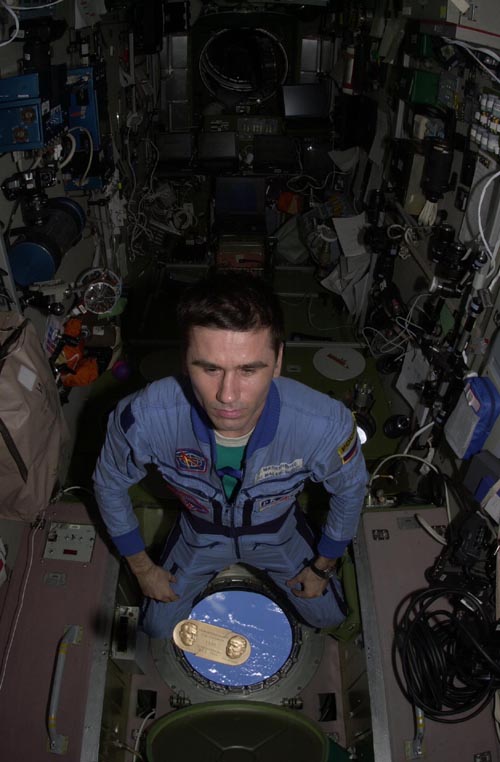  # pf065            Pins and medals flown of Soyuz TMA-2 and ISS 3