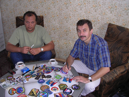  # ci317            With MIR-23 cosmonaut Alexander Lazutkin 1