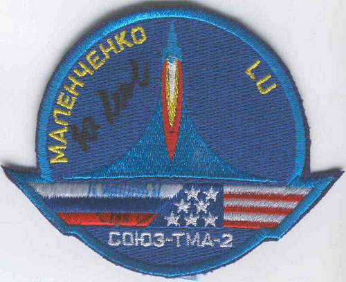  # ma302            Soyuz TMA-2 patch flown on Soyuz TMA-3/ISS/So 1