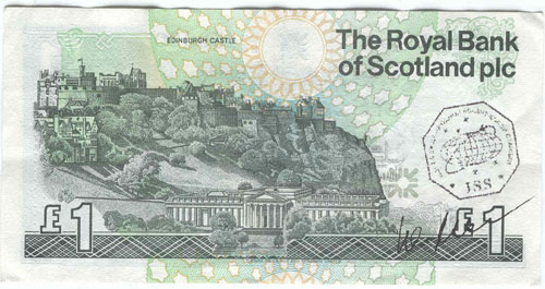  # ma411            One Pound of Scotland flown bill 1