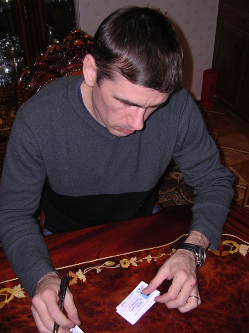  # ma100a            Flight commander Malenchenko business cards 2