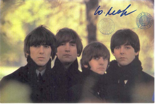  # ma299b            British rock band The Beatles flown cards 2