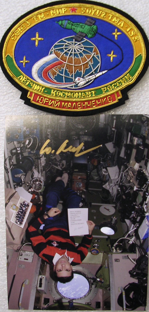  # ma250            Cosmonaut Malenchenko personal flown patch 3