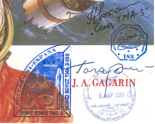  # kf102            Gagarin-Vostok card flown on Soyuz TMA-3/ISS- 3