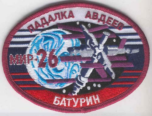  # gp505            MIR-26 patch flown on ISS 1