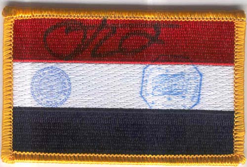  # gp503a            Flown Holland flag patch 1