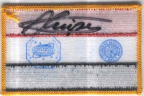  # gp503a            Flown Holland flag patch 2