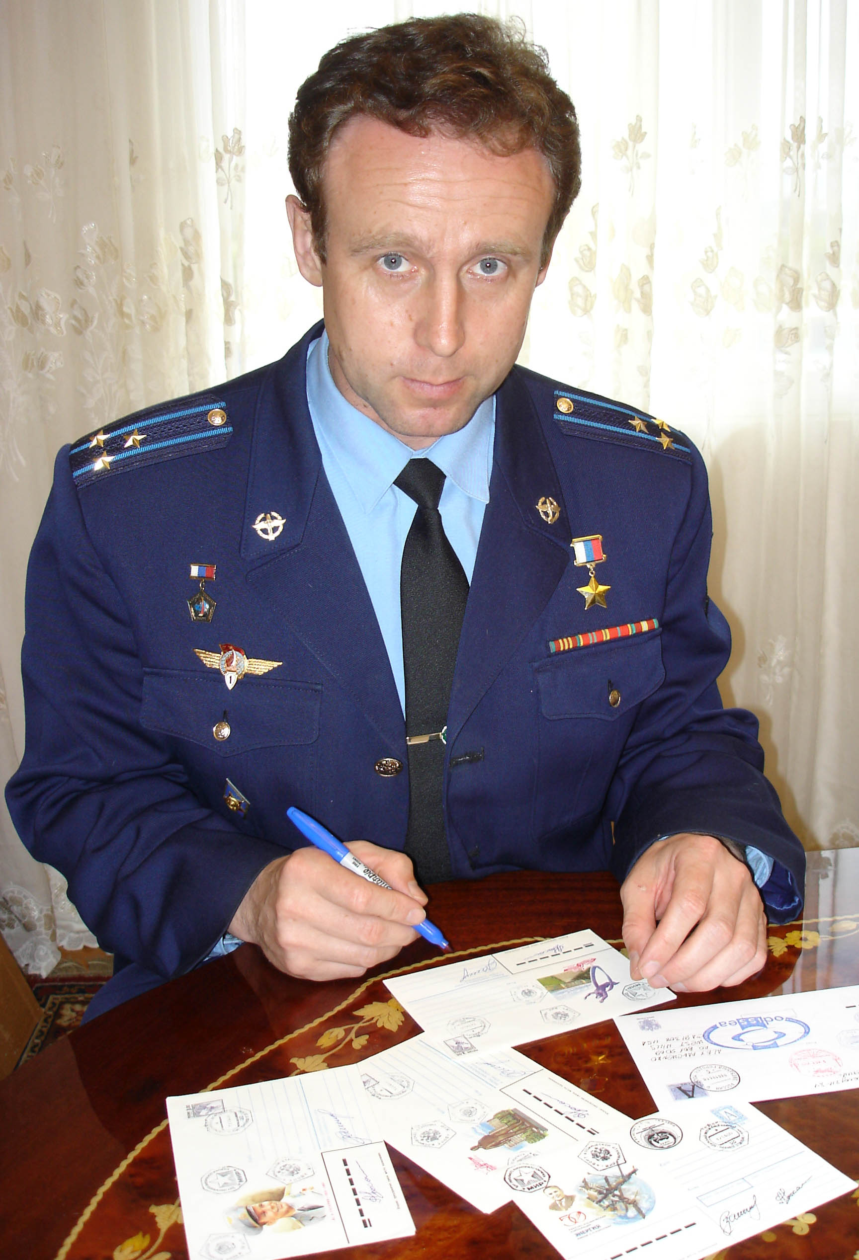  # mir760            MIR-28 Expedition flown Star City cover 2