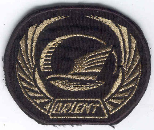  # avpatch256            New Russian airline `Orient` pilot visor hat patch 1