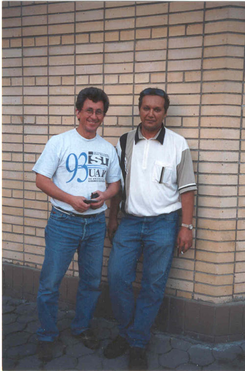  # ic460            With doctor-cosmonaut Oleg Atkov 1