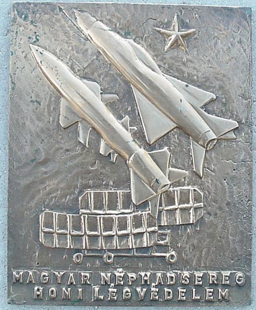  # aui251            Mig-21 Hungarian air deffence bronze wall hanging 1