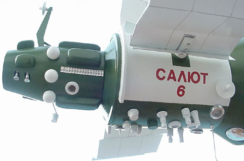  # sm152            Salyut-6 space station model autographed by Savinykh 4