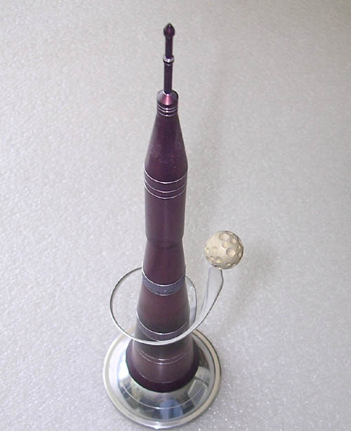  # sm195            N-1 with Moon metal souvenir rocket 2