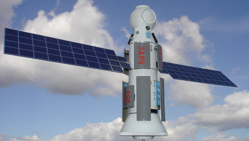  # sm300a            Zarya-ISS model signed by cosmonaut S.Krikalev 2