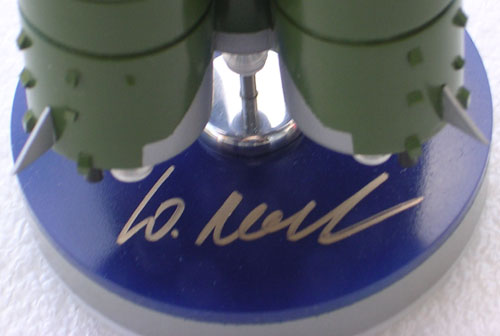  # sm011b            Soyuz TMA launch rocket signed by Yuri Malenchenko 4