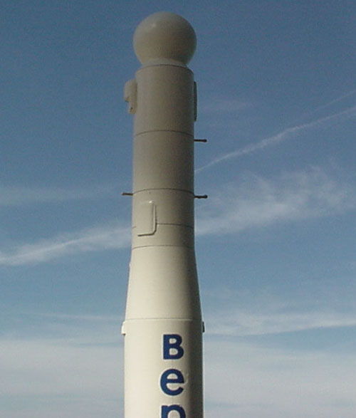  # sm351            Vertical-4 metal rocket model 3