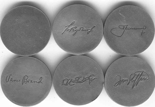  # astp350            Set of 6 commemorative medals 3