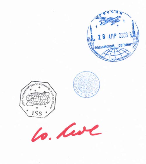  # astp093            Stafford-Leonov photo flown on ISS 2