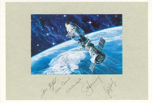  # astp160            ASTP signed Greeting card 2