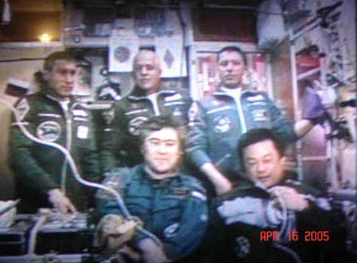  # spp097c            Astronaut Phillips Birthday/Soyuz TMA-6 wire patch 4
