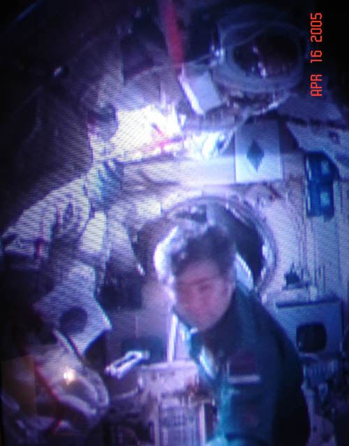  # spp097c            Astronaut Phillips Birthday/Soyuz TMA-6 wire patch 5