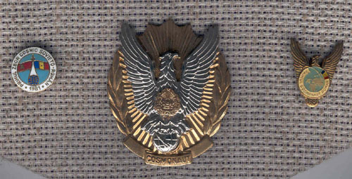  # sbp115            Badges of Romanian cosmonaut Soyuz-40 Dimitru Prunariu 2