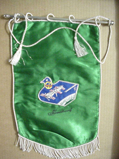 # pnt103            Cosmonaut A.Nikolayev autographed pennants 2