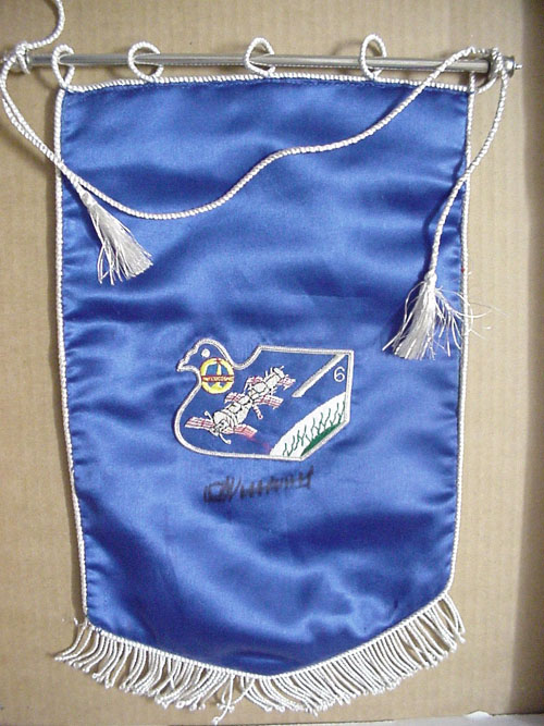  # pnt103            Cosmonaut A.Nikolayev autographed pennants 4