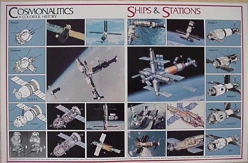  # pstnew115            Set of 3 Cosmonautics posters 4