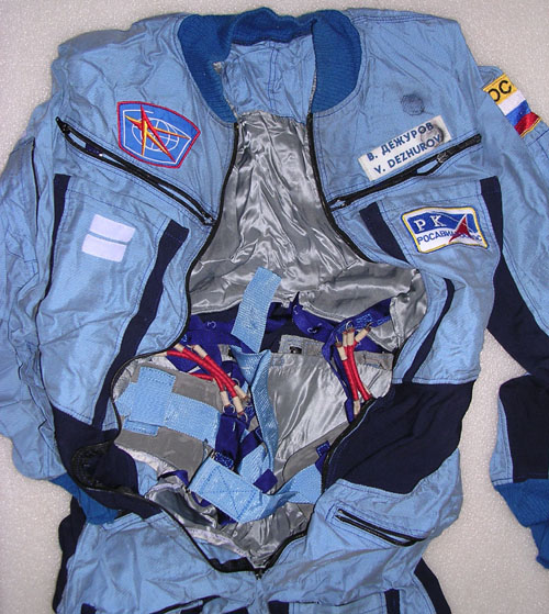  # h051            STS-105/STS-108/ISS flown Penguine suit of Dez 3