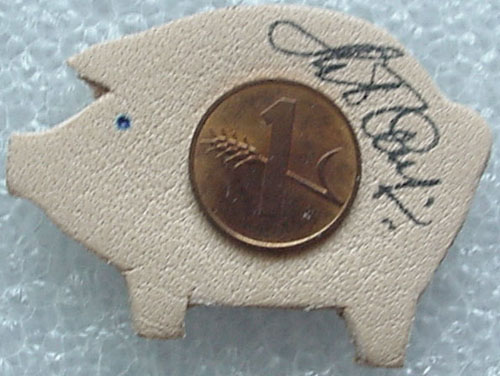  # fpit320            Soyuz TM-9/MIR flown HAPPINESS BRINGER souv 2