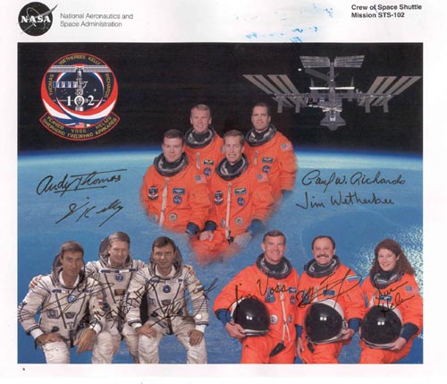  # cspc121            The Crew of Space Shuttle Mission STS-102 1