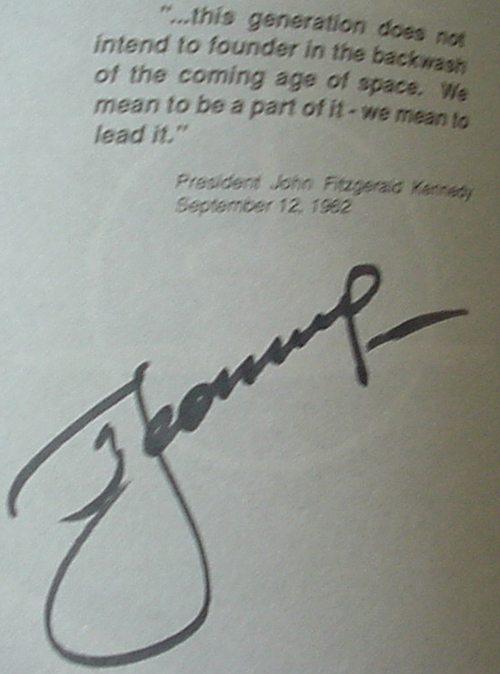  # eb250            America`s Spaceport NASA book autographed by A.Leonov 2