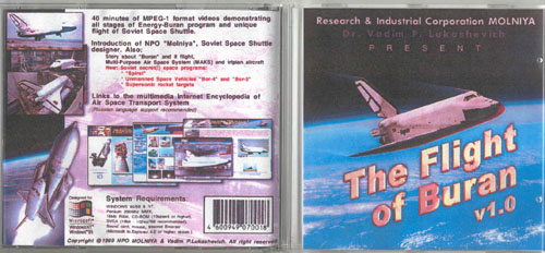  # eb141            The Flight of Buran CD-Rom 1