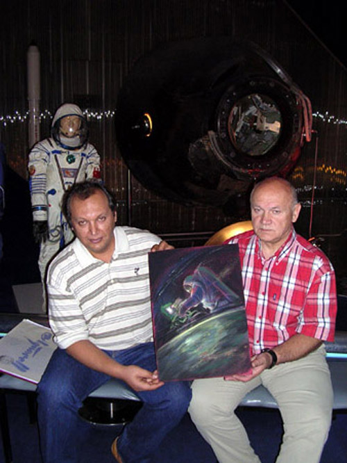  # sprnt150            Cosmonaut-Artist Dzhanibekov Space Welding artwork 2